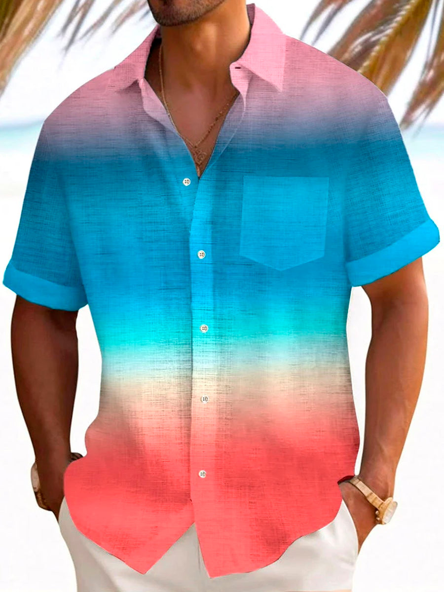 As Picture Printed Hawaii Series Ombre/tie-Dye Shirts - Alohadaddy ...