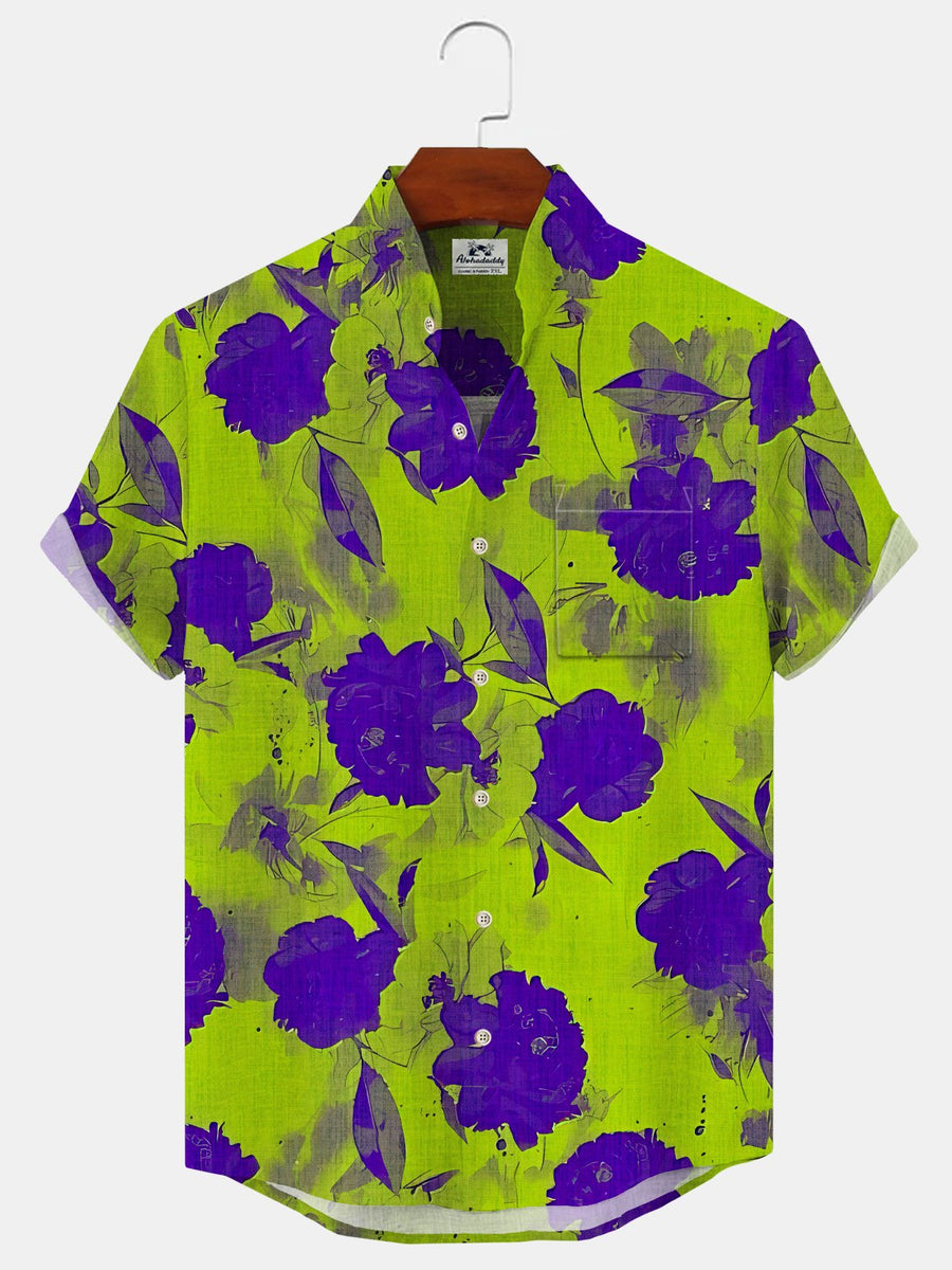 Green Plant Casual Shirts - Alohadaddy – Alohadaddy