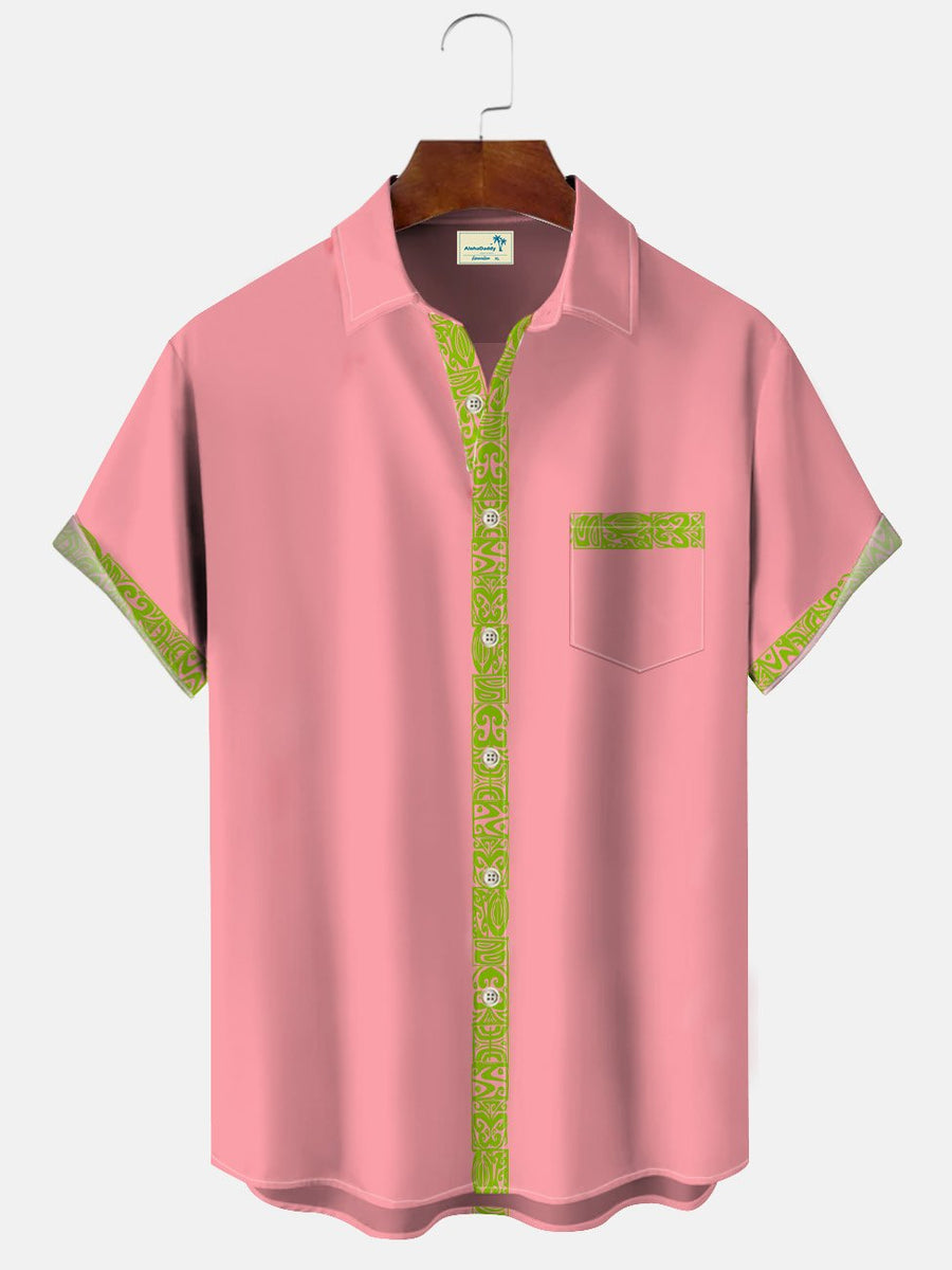 Pink Pockets Casual Shirts - Alohadaddy – AlohaDaddy